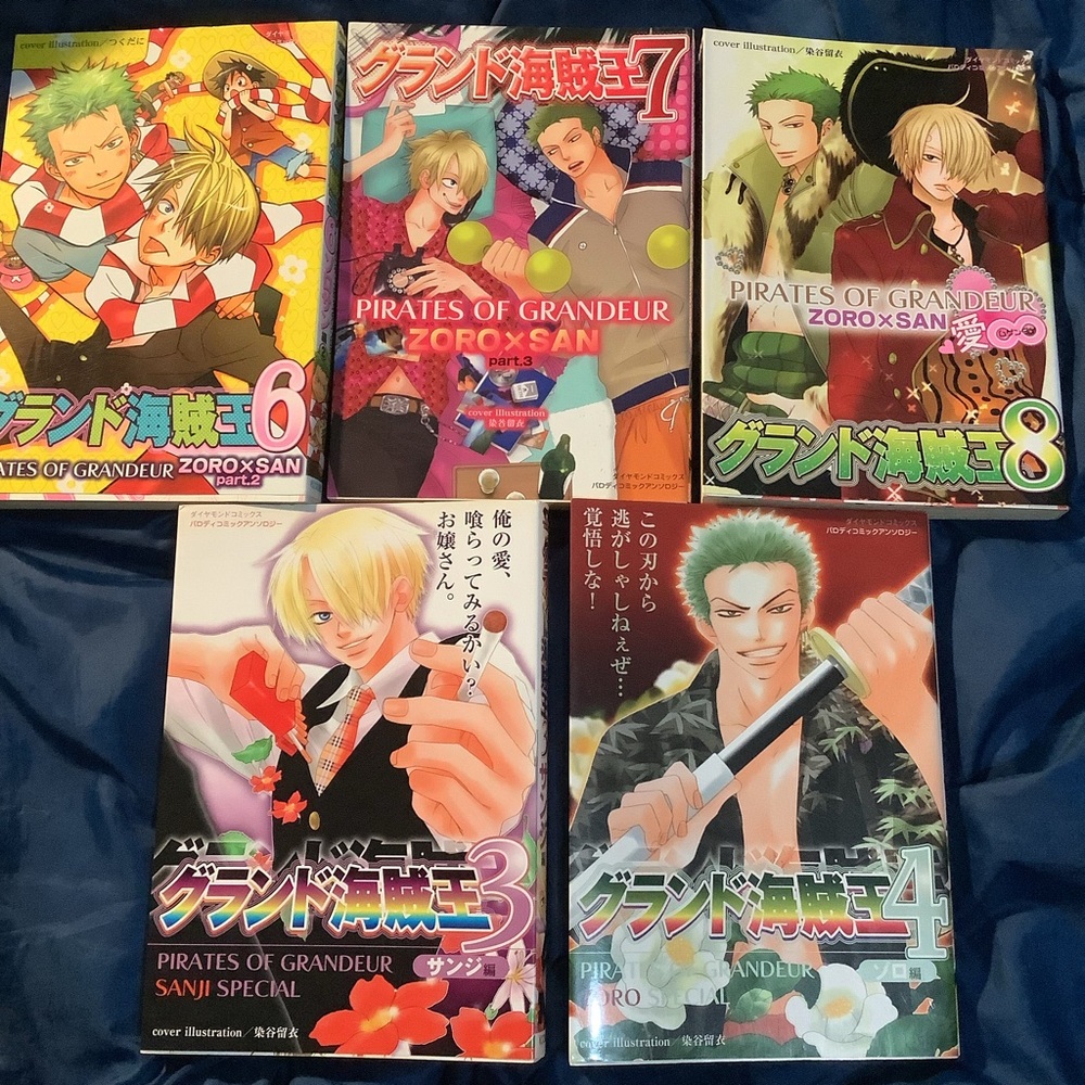 Zoro x Sanji Grand Kaizokuou Pirates of Grandeur vols. 3478 doujinshi anthology